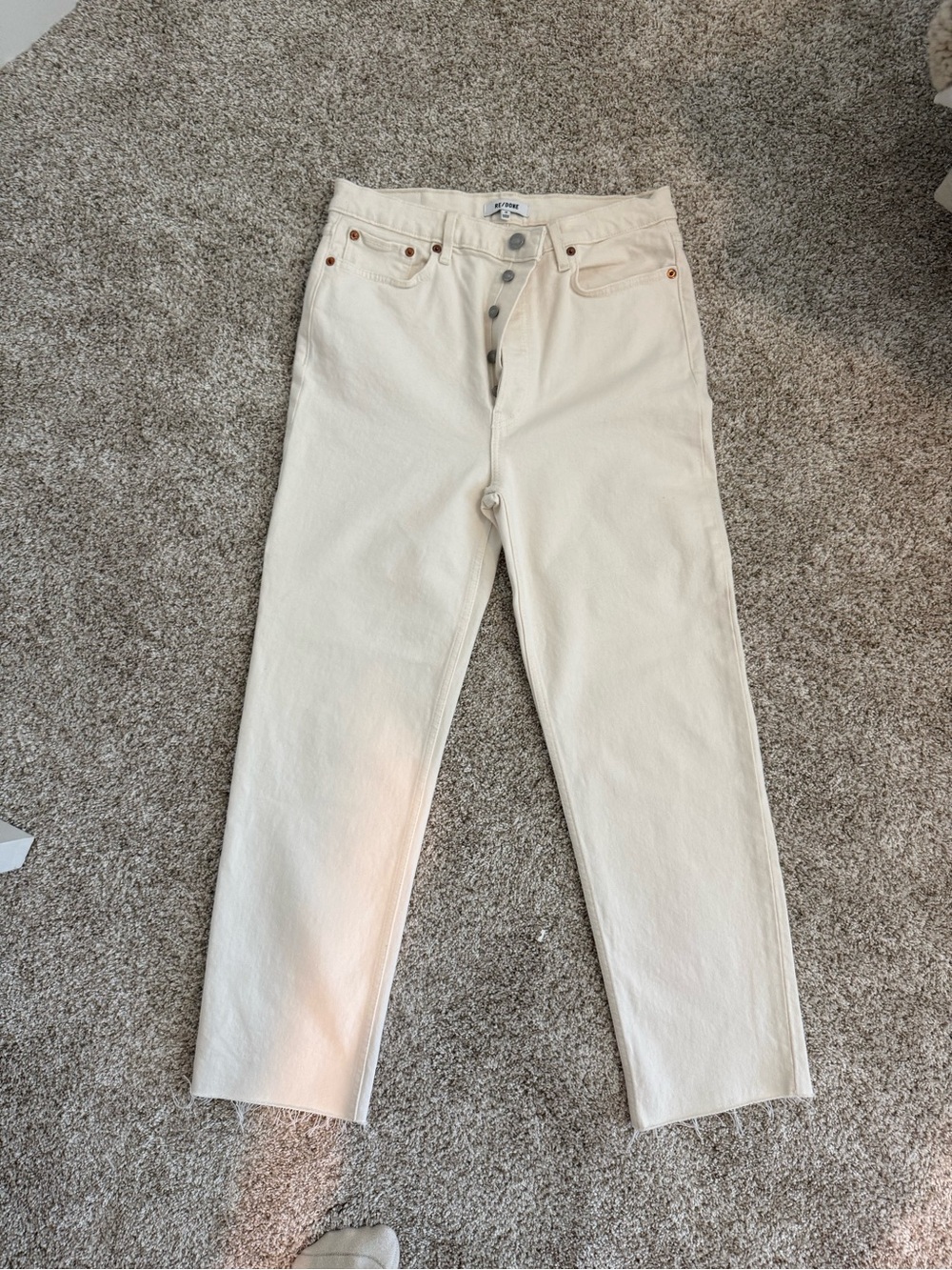 Re/done straight leg jeans brand new